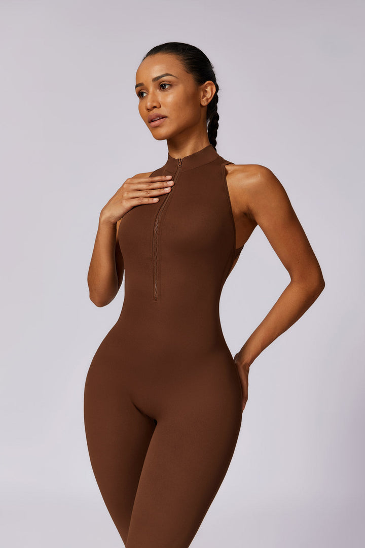 Ava Jumpsuit - Taupe