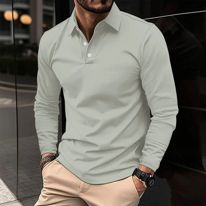 Hilton | Casual long-sleeved shirt (1+1 FREE)