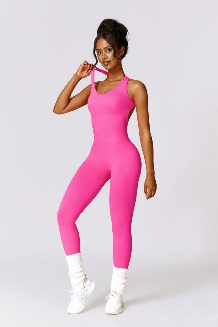 Jayna Jumpsuit - Magenta