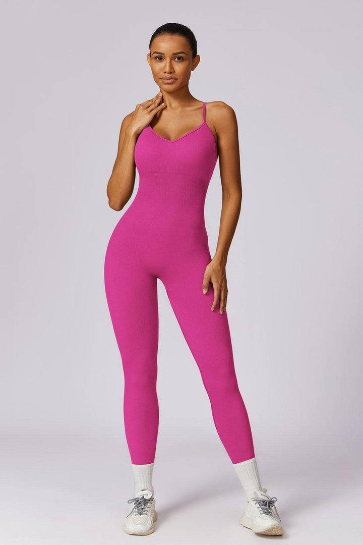 Zoey Jumpsuit - Magenta