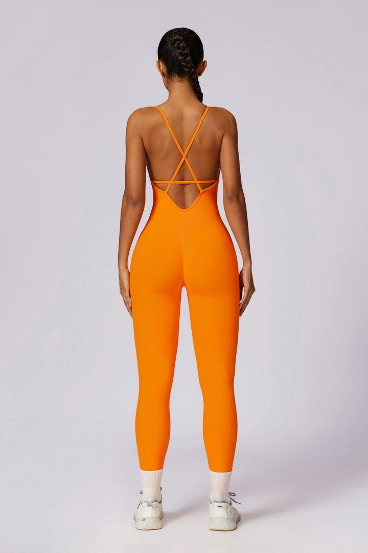 Zoey Jumpsuit - Orange