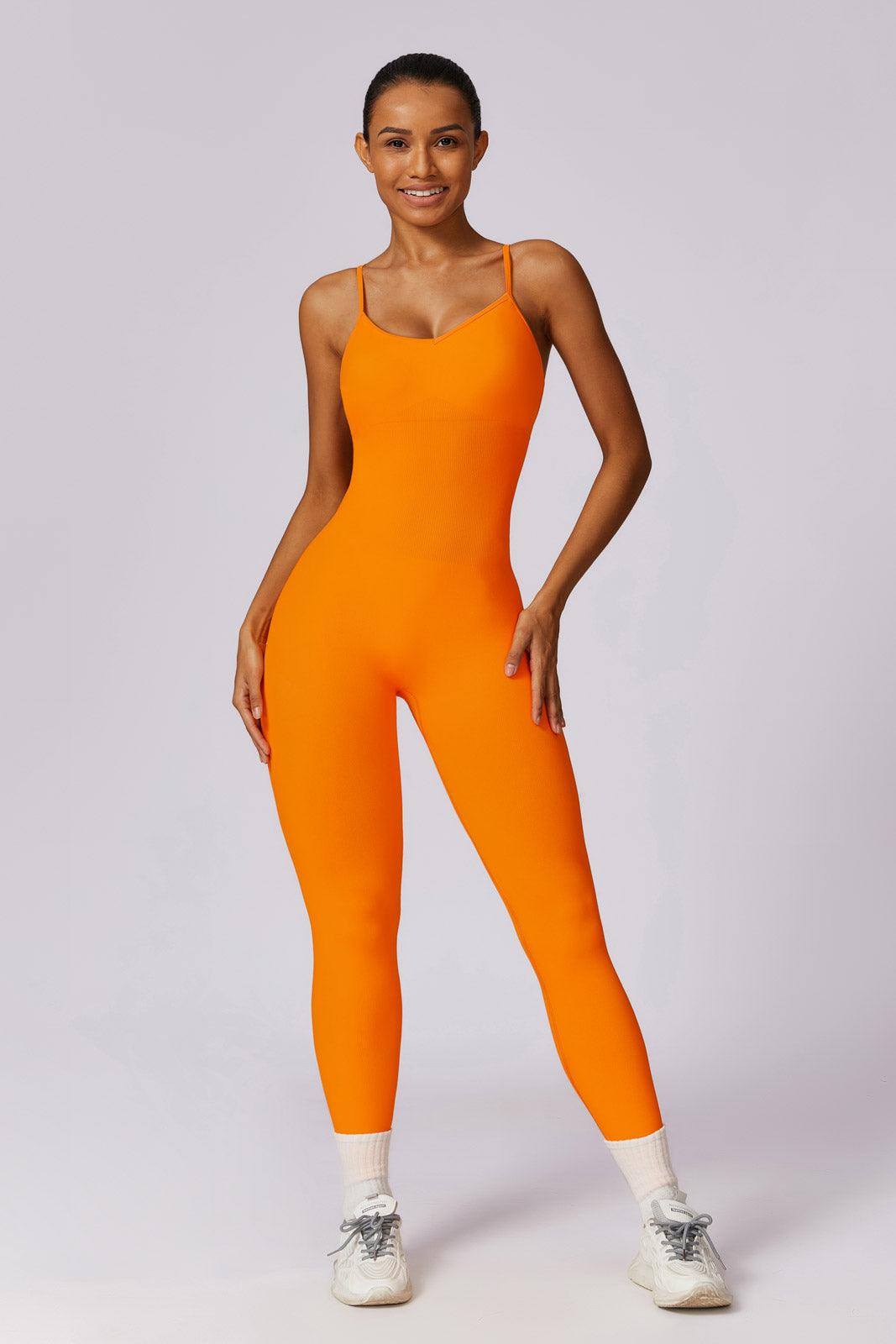 Zoey Jumpsuit - Orange