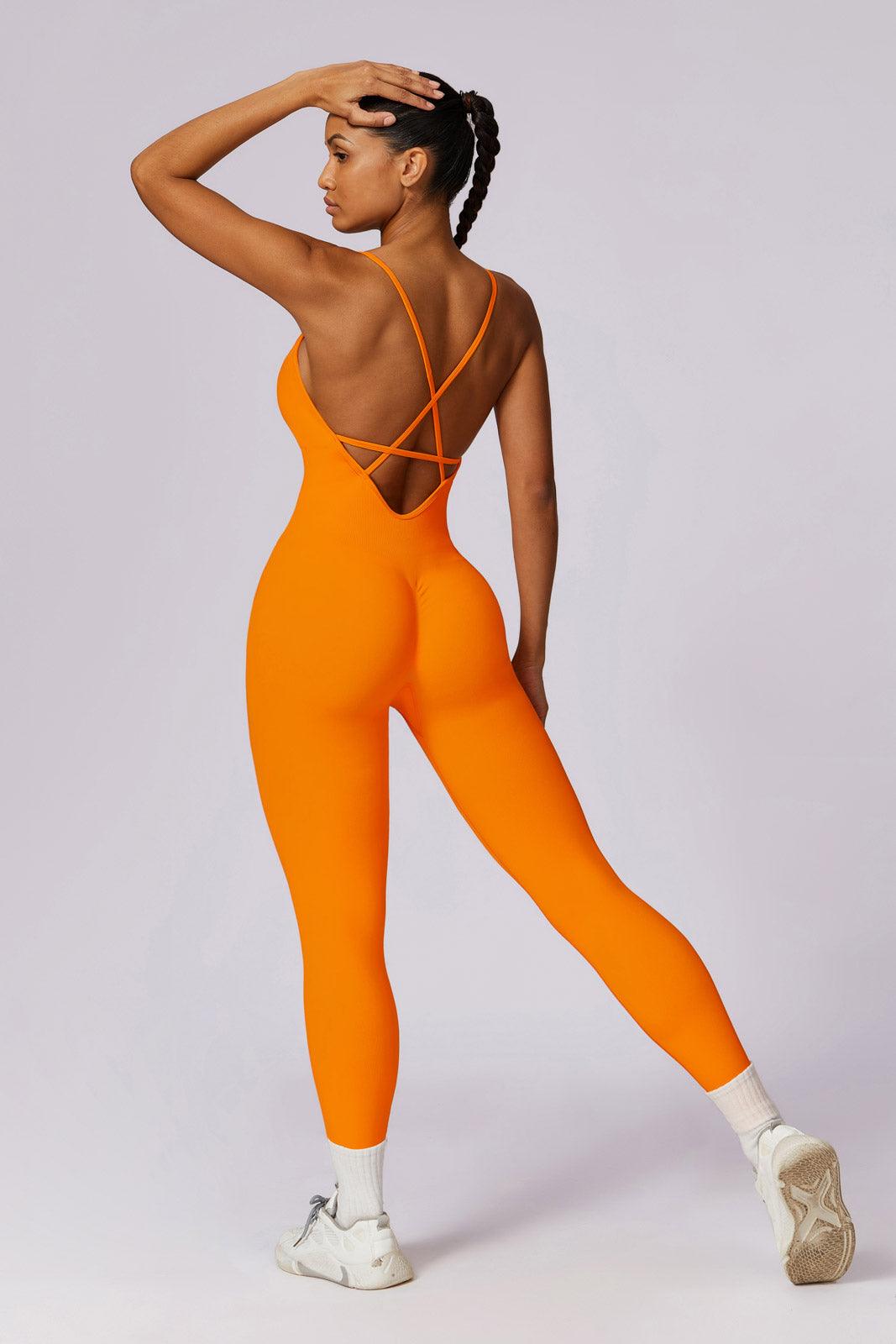 Zoey Jumpsuit - Orange