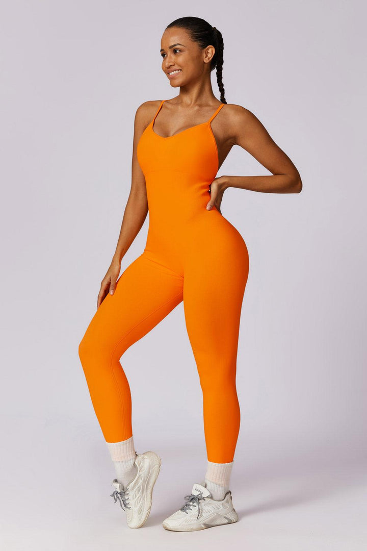 Zoey Jumpsuit - Orange