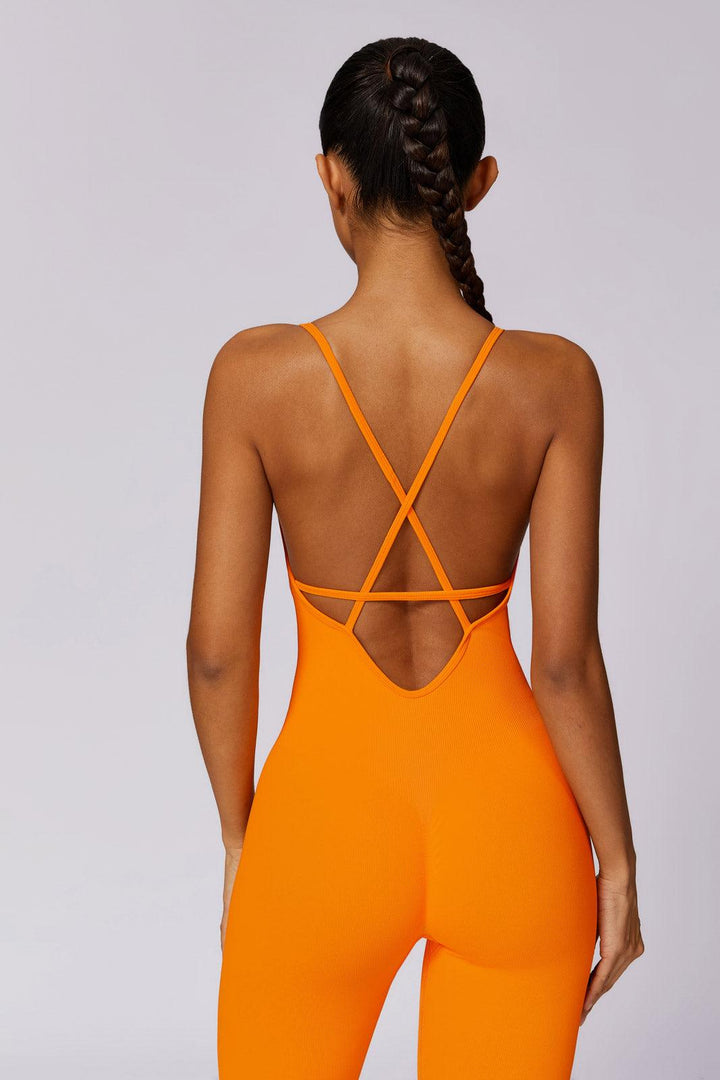 Zoey Jumpsuit - Orange