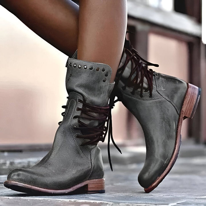 Jenna | Water-resistant leather boots